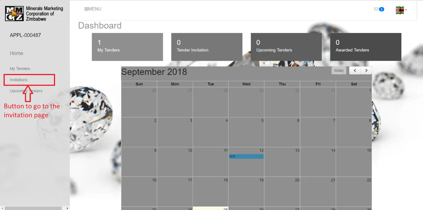 Figure 2.4 Invitation option